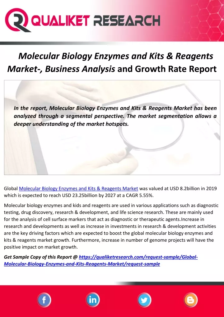 molecular biology enzymes and kits reagents