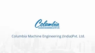 Features of Columbia SP 4000 High Level Palletizer