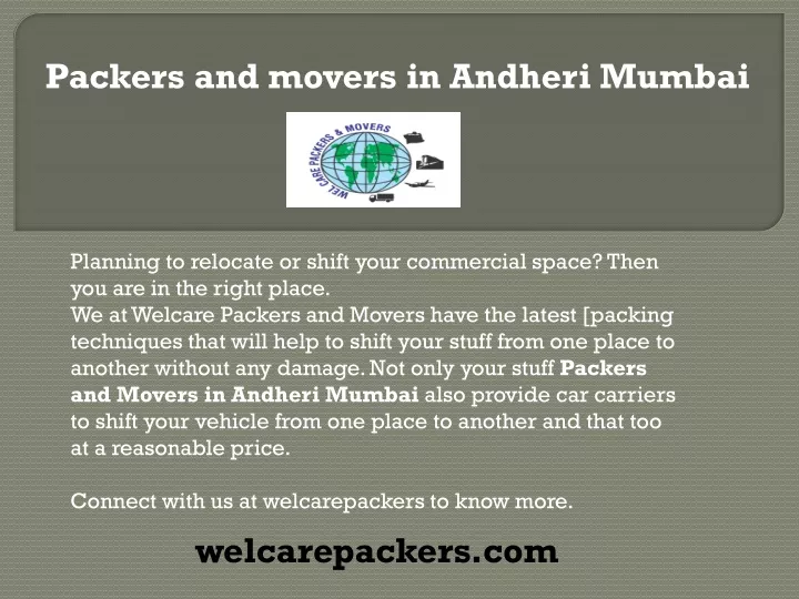 packers and movers in andheri mumbai