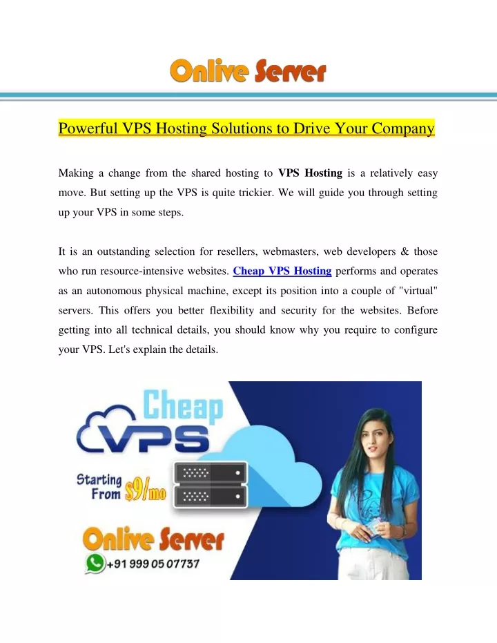 powerful vps hosting solutions to drive your