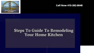 Steps To Guide To Remodeling Your Home Kitchen