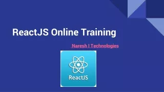 reactjs online training