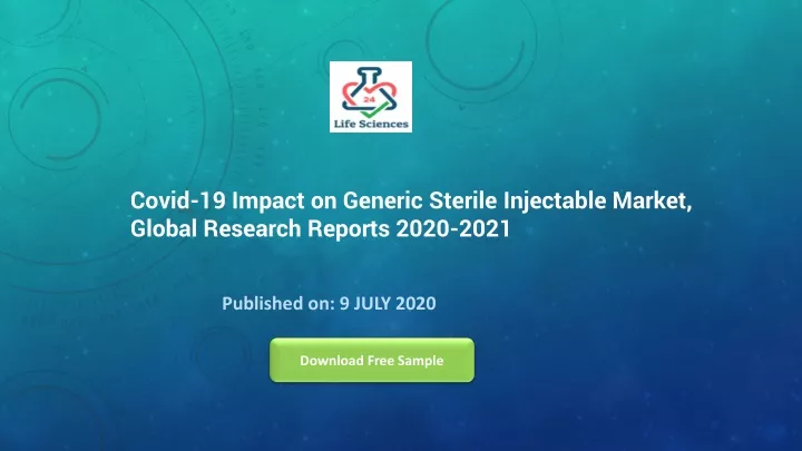 covid 19 impact on generic sterile injectable