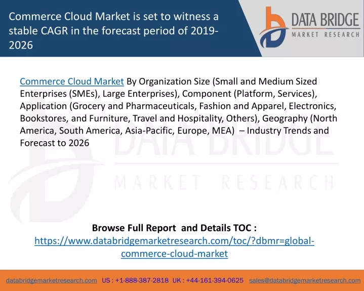 commerce cloud market is set to witness a stable