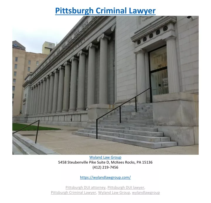 pittsburgh criminal lawyer