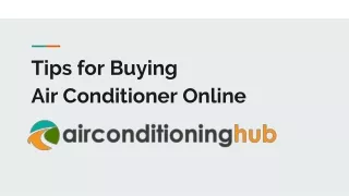 Tips for Buying Air Conditioner Online