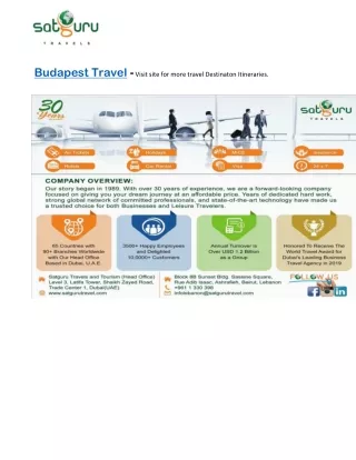 BUDAPEST Budget Travel 2020