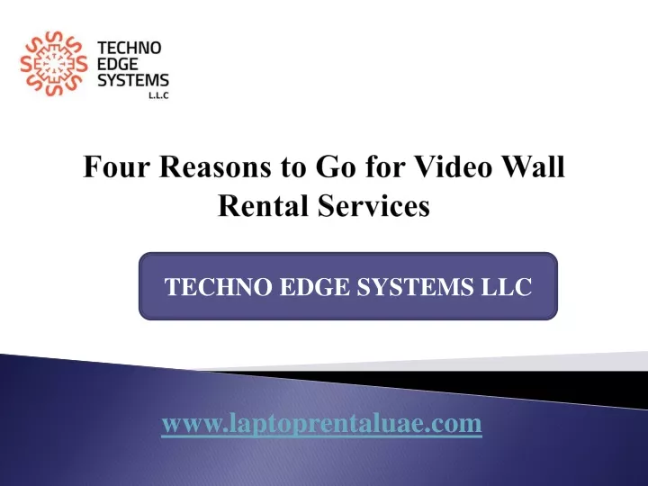four reasons to go for video wall rental services