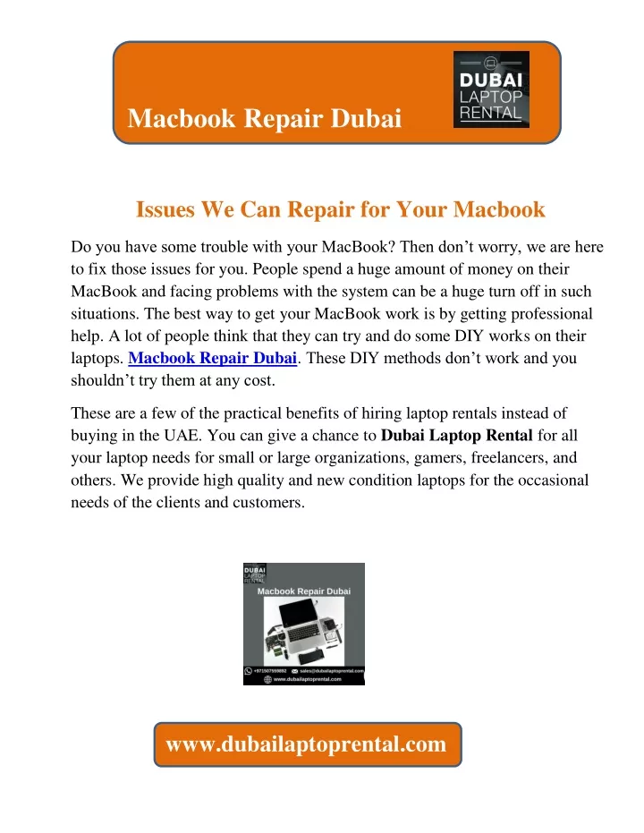 macbook repair dubai