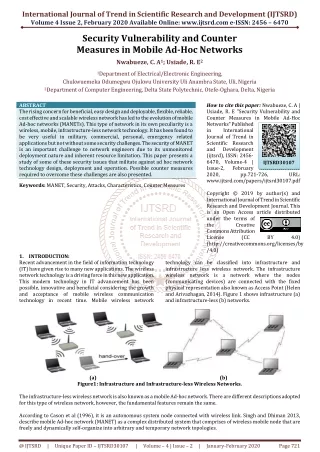 international journal of trend in scientific
