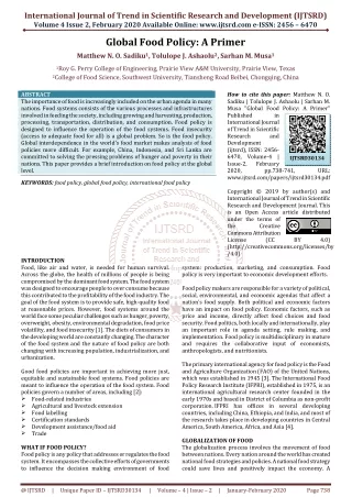 international journal of trend in scientific
