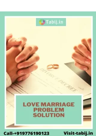 Love marriage specialist baba ji: Get the faultless marriage problem solution 919776190123