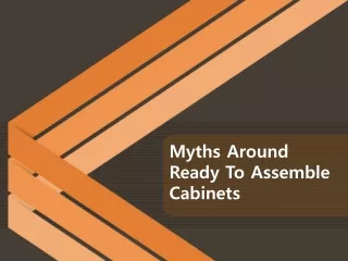 Myths Around Ready To Assemble Cabinets
