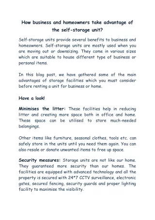 how business and homeowners take advantage