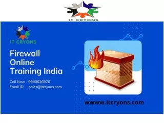 Firewall Training Online in India | IT Cryons