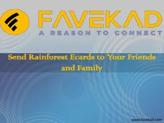 send rainforest ecards to your friends and family