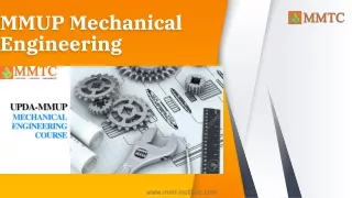 MMUP/ UPDA Mechanical Engineering Exam Training Course