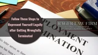 follow these steps to represent yourself legally