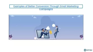 examples of better conversion through email