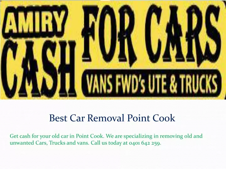 best car removal point cook