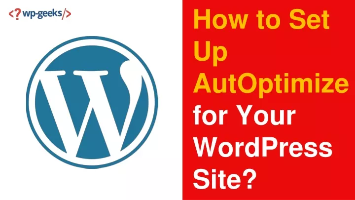 how to set up autoptimize for your wordpress site