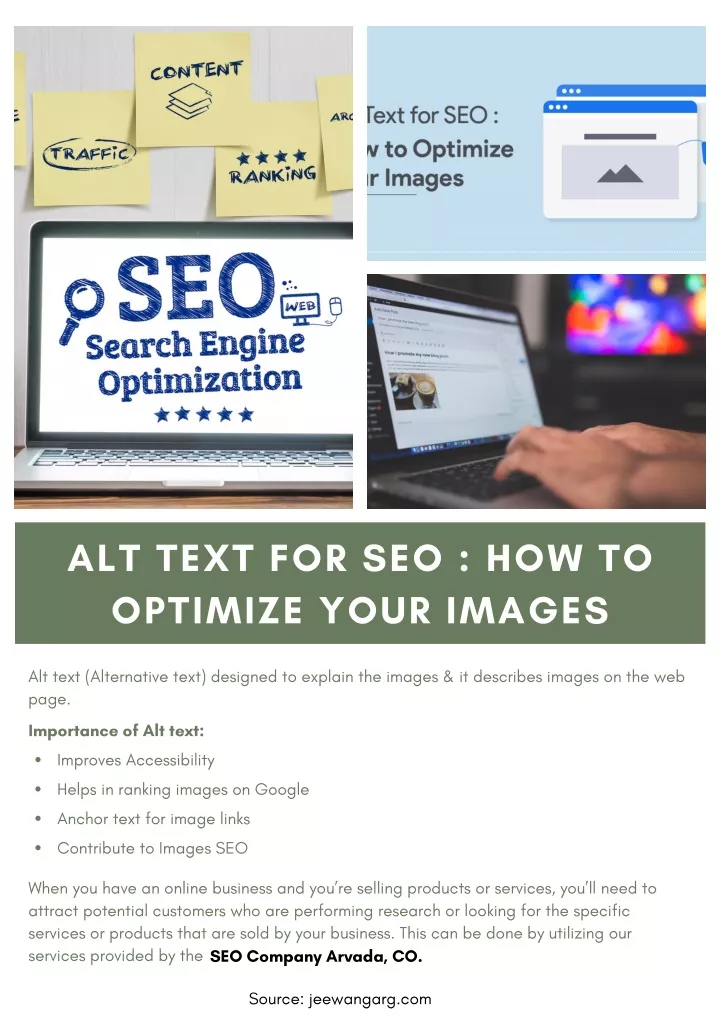 alt text for seo how to optimize your images