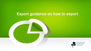 export guidance on how to export