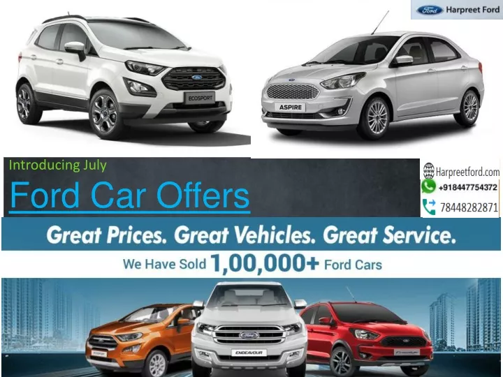 introducing j uly ford car offers