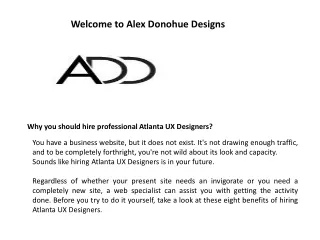Why you should hire professional Atlanta UX Designers?