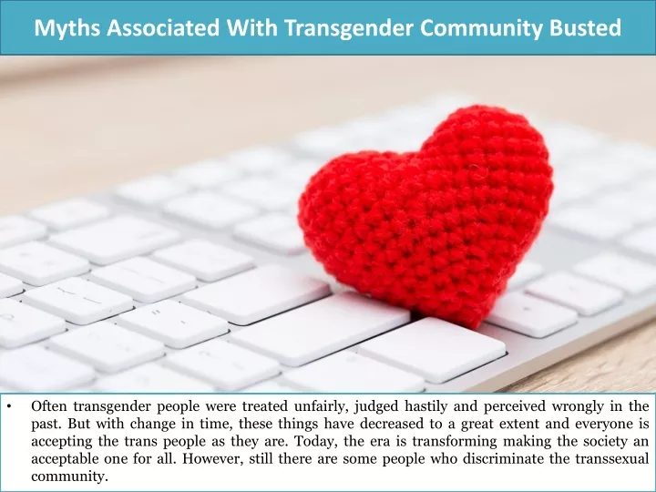 myths associated with transgender community busted