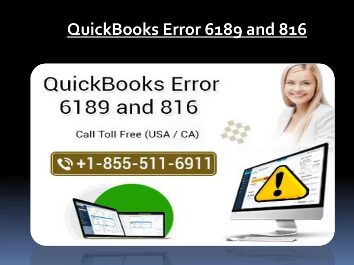 quickbooks error 6189 and 816