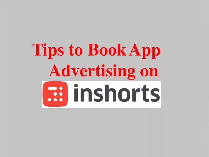 tips to bookapp advertising on