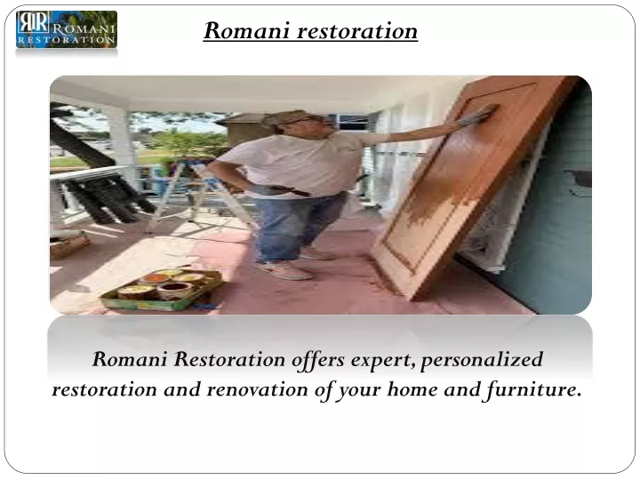 romani restoration