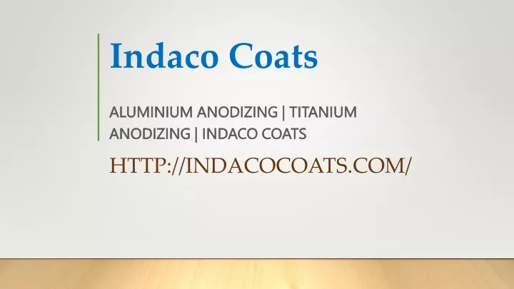 indaco coats