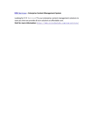 ecm ecm services services enterprise content
