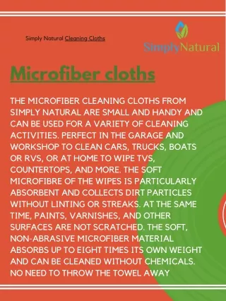 Microfiber Cloths