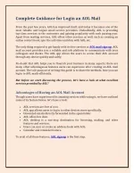 Create an AOL Mail Account | AOL Mail Sign Up - slide 1
