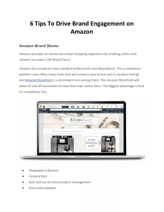 6 Tips to Create Your Brand on Amazon