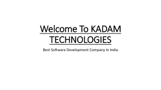 welcome to kadam technologies
