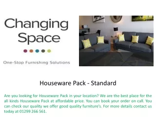 houseware pack standard