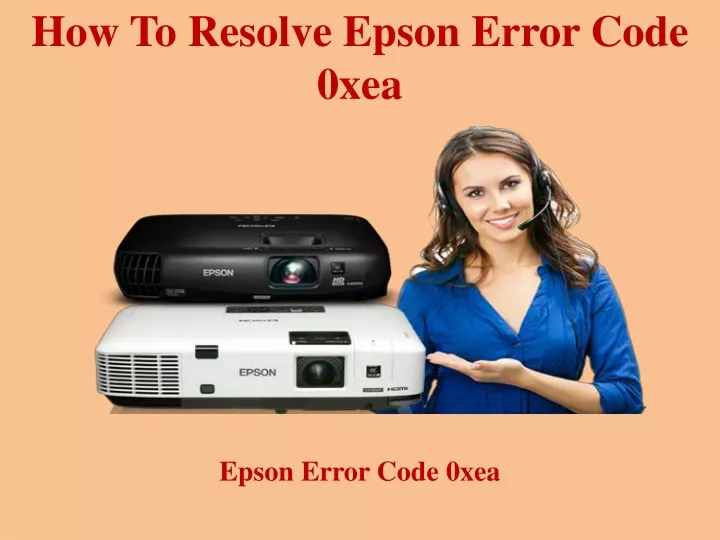 how to resolve epson error code 0xea