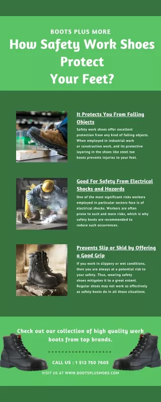 How Safety Work Shoes Protect Your Feet?