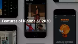 features of iphone se 2020