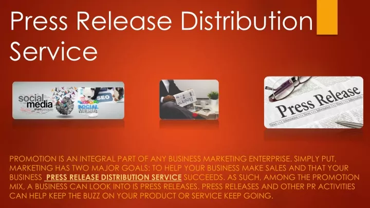 press release distribution service