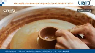 How Agile Transformation Empowers You to Thrive in a Crisis