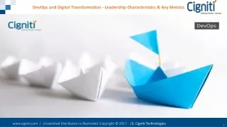 DevOps and digital transformation – leadership characteristics & key metrics
