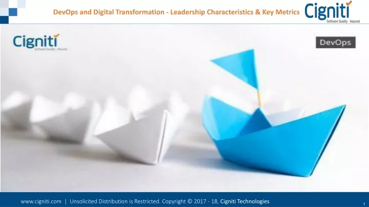 devops and digital transformation leadership