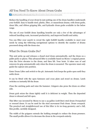 all you need to know about drum grabs