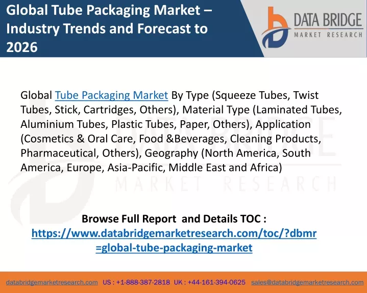 global tube packaging market industry trends