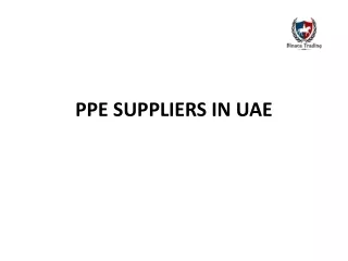 PPE SUPPLIERS IN DUBAI